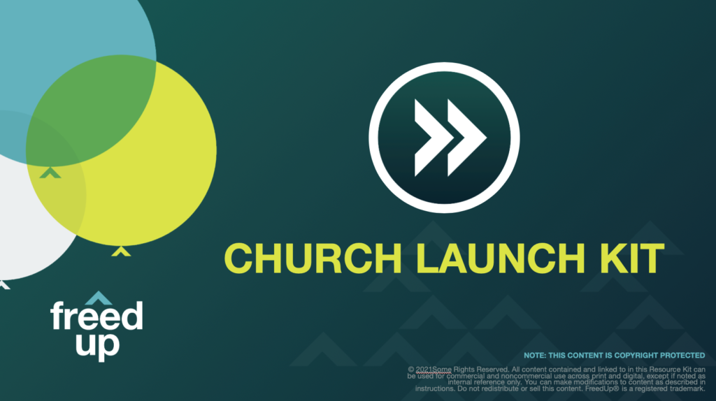 FreedUp App Church Resources graphic